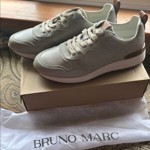 Brand new Bruno Marc grey dress Sneakers